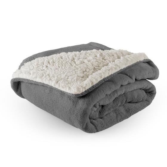 Imagem de Cobertor Para Bebê Manta Soft com Sherpa 1,00 M x 0,80 Cm.