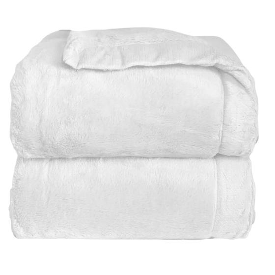 Imagem de Cobertor Plush Cosy Branco - Laço Bebê