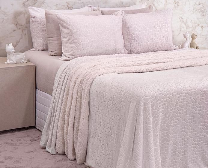 Imagem de Cobertor Plush Dreams Toque macio e Charme Solteiro 1 Peça