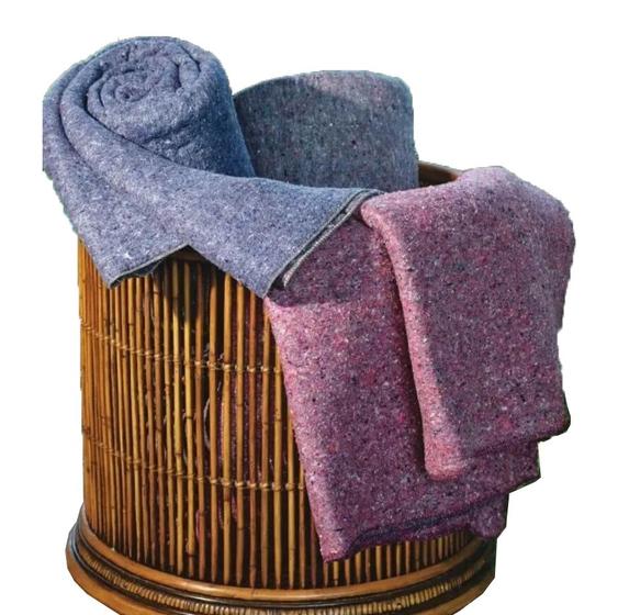 Imagem de Cobertor Popular Baixo Custo Doação Kit Com 5 Peças