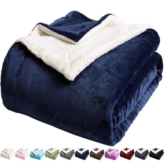 Imagem de Cobertor Sherpa Fleece Queen Size LBRO2M - Super Macio e Acolhedor