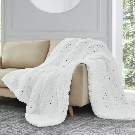 Imagem de Cobertor SUNYRISY Chunky Knit Chenille Luxury Soft Cozy