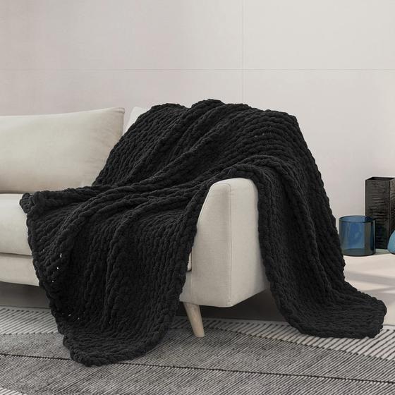 Imagem de Cobertor SUNYRISY Chunky Knit Chenille Luxury Soft Cozy