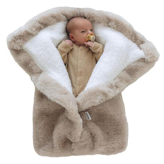 Imagem de Cobertor Swaddle Bebeezoo Warm para bebê menino ou menina de 0 a 6 meses