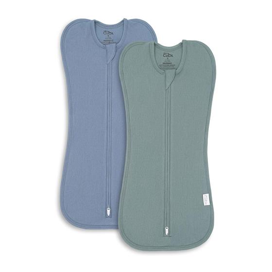 Imagem de Cobertor Swaddle Comfy Cubs - Pacote com 2 Unidades - Envoltório com Zíper Fácil para Bebês