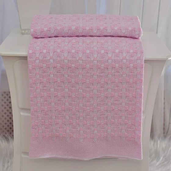 Imagem de Cobertor Térmico Rosa Texnew 100% Algodão