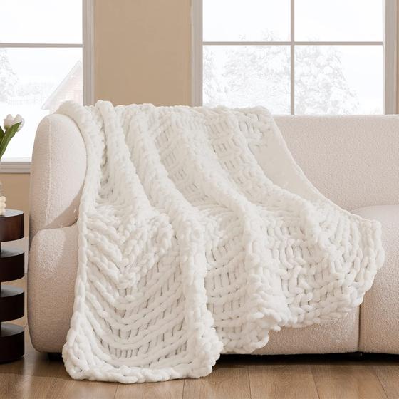 Imagem de Cobertor Throw Blife Chunky Knit 130 x 150 cm Super Warm