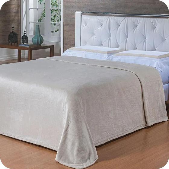 Cobertor Toque De Seda Casal Microfibra Marfim 1,80M X 2,20M é boa?