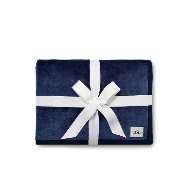 Imagem de Cobertor UGG Duffield Throw II Unissex – 100% Poliéster – Cor Índigo