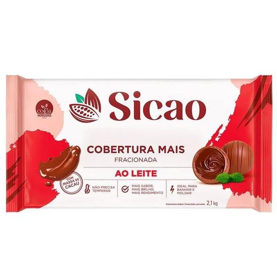 Imagem de Cobertura Chocolate Ao Leite 2,1kg - Sicao