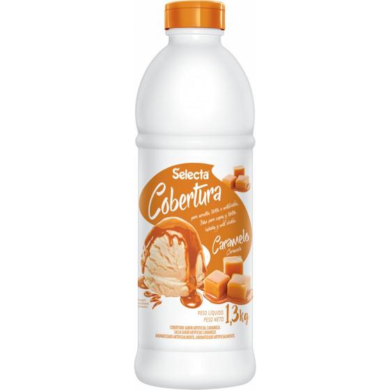 Imagem de Cobertura Concentrado de Sorvete e Sobremesas Selecta 300gm - Caramelo