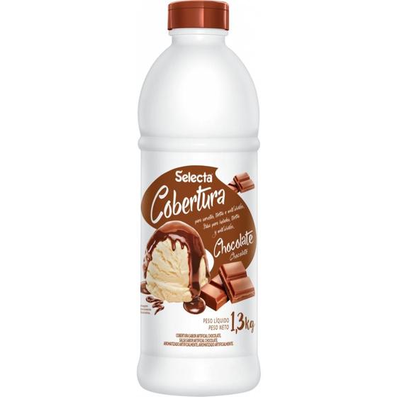 Imagem de Cobertura Concentrado de Sorvete e Sobremesas Selecta 300Gm - Chocolate