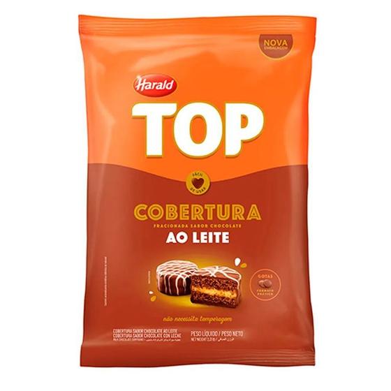 Imagem de Cobertura em Gotas Ao Leite - Top - 1,010kg - 01 unidade - Harald - Rizzo