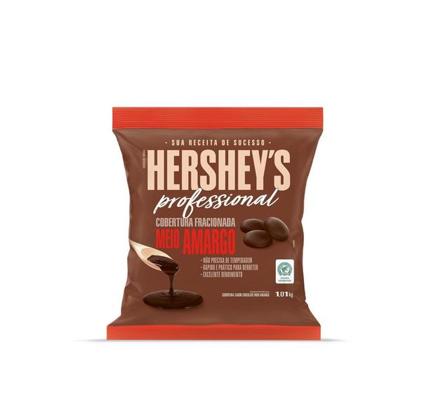 Imagem de Cobertura Fracionada Sabor Meio Amargo (Moeda) 1,01Kg - Hershey's