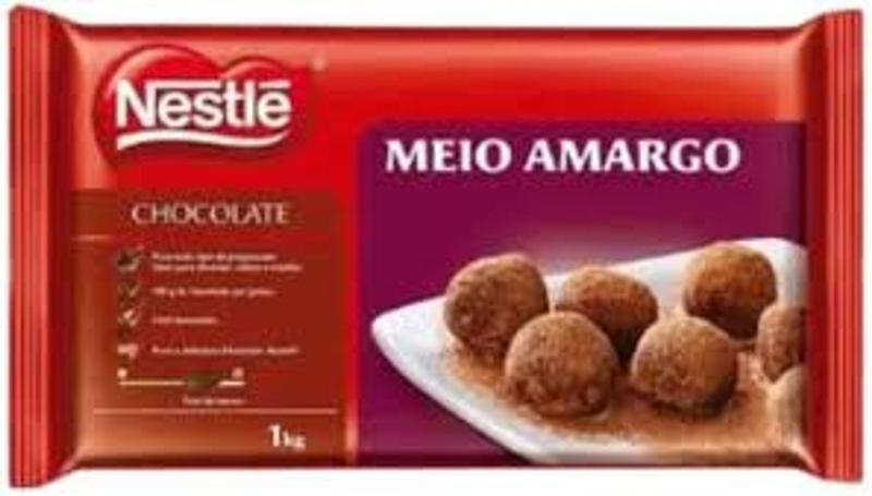 Cobertura NESTLÉ Chocolate Meio Amargo Professional 1kg Menor preço em Cobertura NESTLÉ Chocolate Meio Amargo Professional 1kg