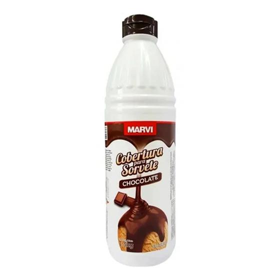 Imagem de Cobertura Para Sorvete Sabor Chocolate 1,3kg - Marvi