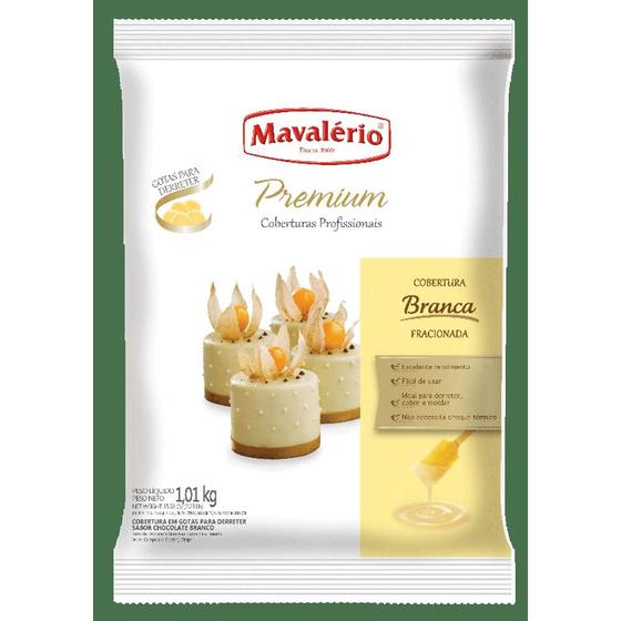 Imagem de Cobertura Premium Branca Gotas 1.01kg Mavalerio