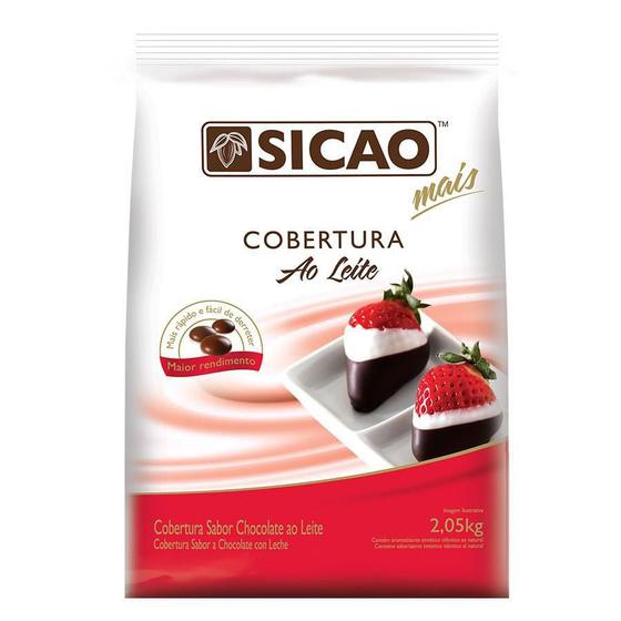 Imagem de Cobertura Sabor Chocolate Mais Ao Leite 2Kg Sicao