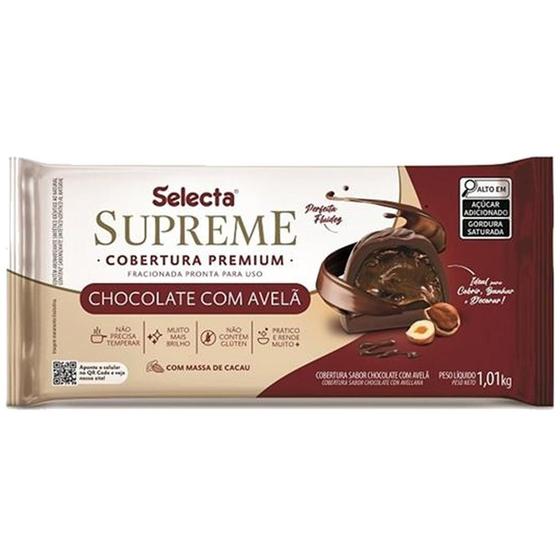 Imagem de Cobertura Supreme Choc. Com Avela 1,01kg Selecta