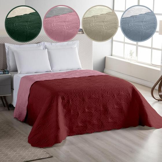 Cobre Leito Colcha de Cama Casal Padrão Avulso Dupla Face Matelado FOLHAS 150 Fios Menor preço em Cobre Leito Colcha de Cama Casal Padrão Avulso Dupla Face Matelado FOLHAS 150 Fios