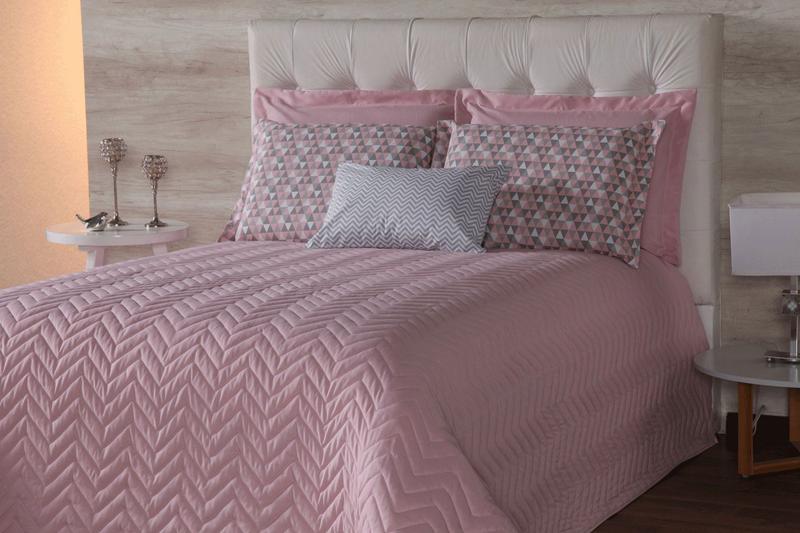 Cobre Leito Estampas Chevron Queen 7 peças Menor preço em Cobre Leito Estampas Chevron Queen 7 peças
