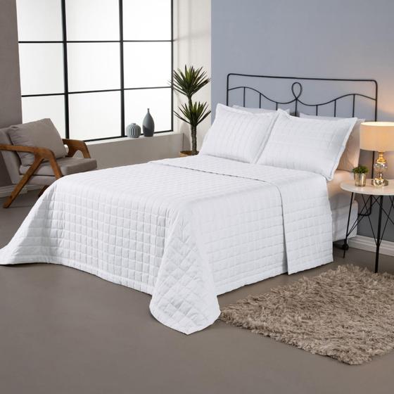 Imagem de Cobre Leito matelado dupla face 3 peças Casal Queen - Coleção Soft