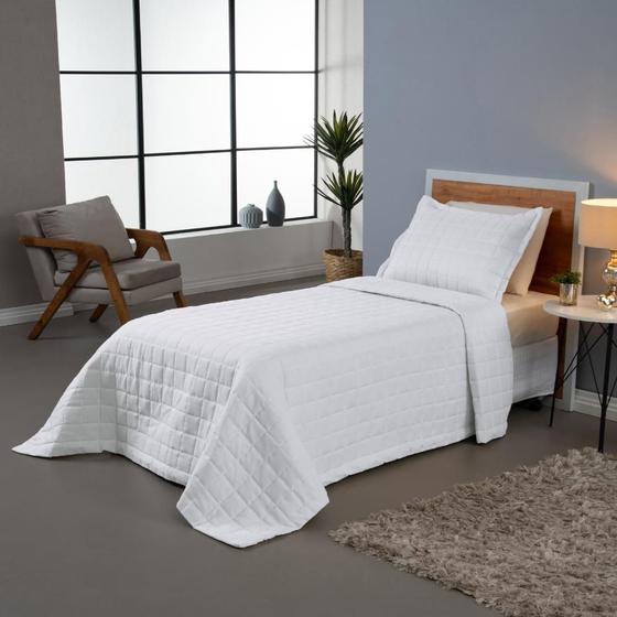 Imagem de Cobre Leito Solteiro Menino Menina Colcha Cama Box Soft Matelado 02 Pçs