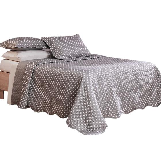 Imagem de Cobreleito Solteiro Colcha 2 Peças Dupla Face Estampado