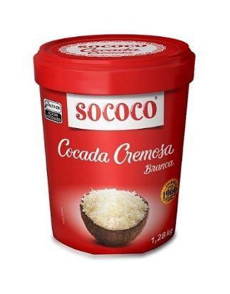 Imagem de Cocada Cremosa Branca 1,28kg - Sococo