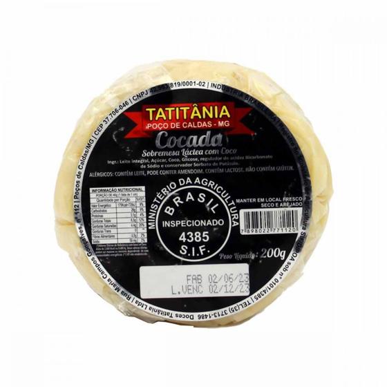 Imagem de Cocada - Sobremesa Láctea com Coco Tatitânia - 200 g