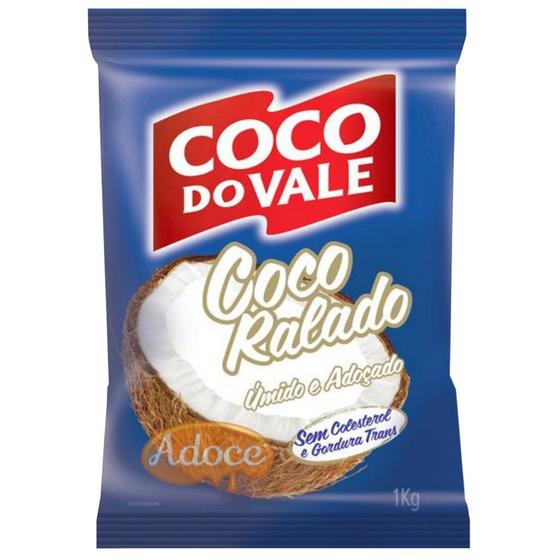 Imagem de Coco ralado úmido e adocado coco do vale