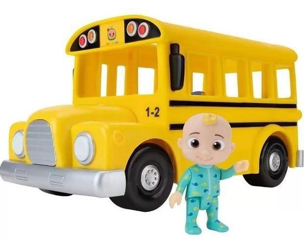 Imagem de Cocomelon Yellow School Bus Ônibus Escolar Amarelo Com Som