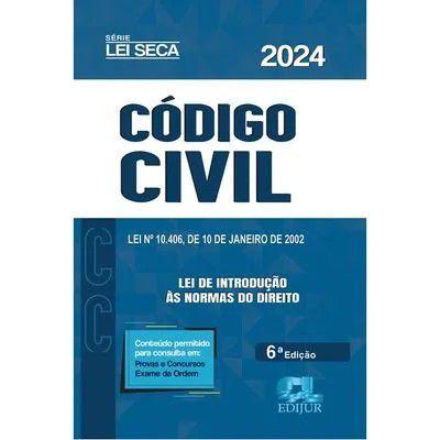 Imagem de Codigo Civil 2024 Edijur