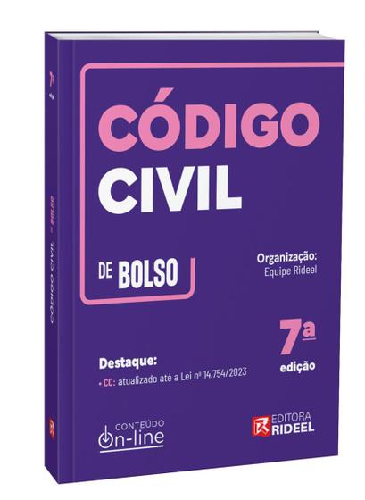 Imagem de Código Civil - CC de bolso - 2024 Rideel