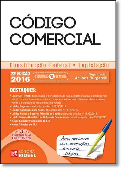 Imagem de Codigo Comercial (22Ed/2016)