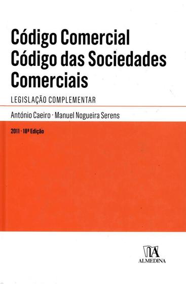 Imagem de Código comercial: código das sociedades comerciais - Legislação complementar - ALMEDINA BRASIL