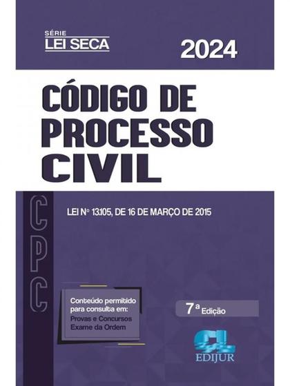 Imagem de Código de Processo Civil 2024