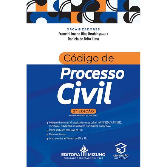 Imagem de Código de Processo Civil 2ª edição (2024)