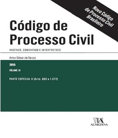 Imagem de Código de Processo Civil Brasileiro - Volume III - Almedina