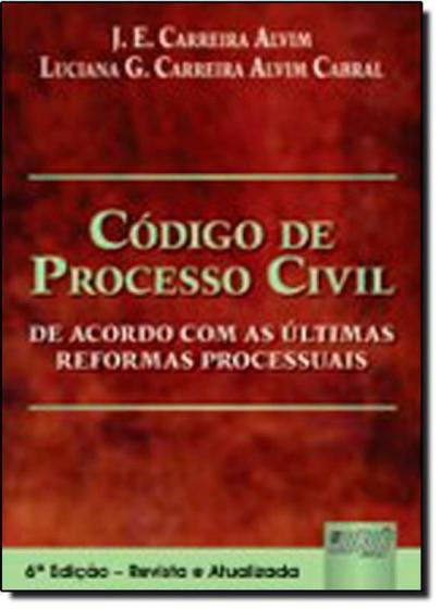 Imagem de Codigo de processo civil - de acordo com as ultimas reformas processuais