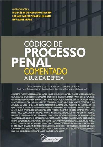 Imagem de Código de Processo Penal Comentado À Luz da Defesa