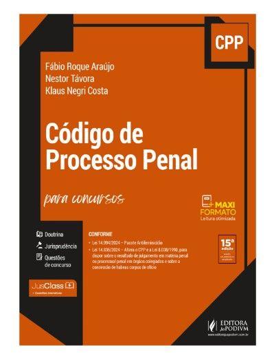 Imagem de Codigo de Processo Penal Comentado para Concursos (cpp) (2025)