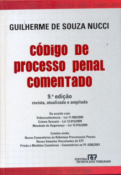 Imagem de Código de Processo Penal Comentado - RT - Revista dos Tribunais