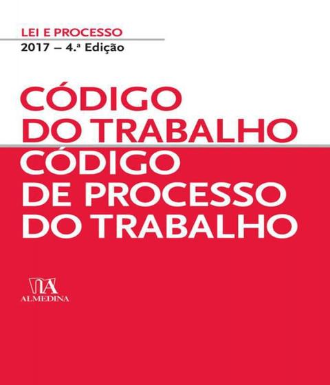 Imagem de Codigo do trabalho - codigo de processo do trabalho - ALMEDINA BRASIL