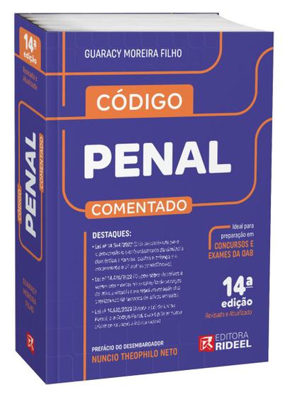 Imagem de Código Penal Comentado - 14ª Edição - Rideel