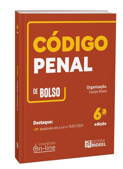 Imagem de Código Penal - CP de Bolso - 2024 6ª Edição - RIDEEL EDITORA ( BICHO ESPERTO )