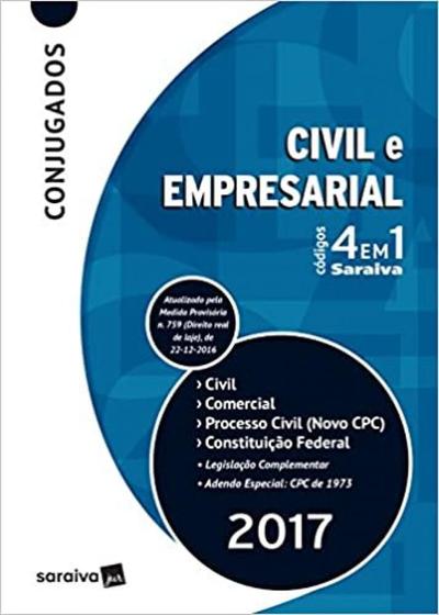 Códigos 4 em 1 Conjugados: Civil, Processo Civil, Comercial e ...