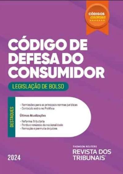 Imagem de Códigos Essenciais - Código de Defesa do Consumidor - Vol. 1