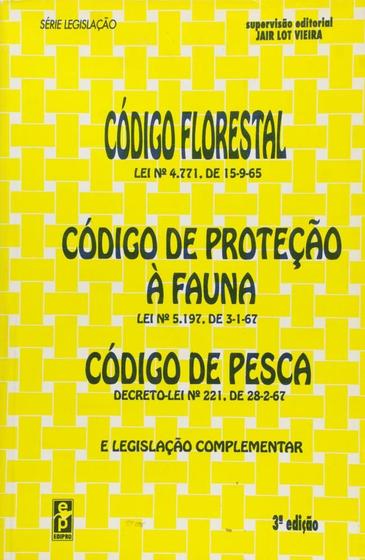 Imagem de Códigos: Florestal Proteção À Fauna de Pesca do Meio Ambiente