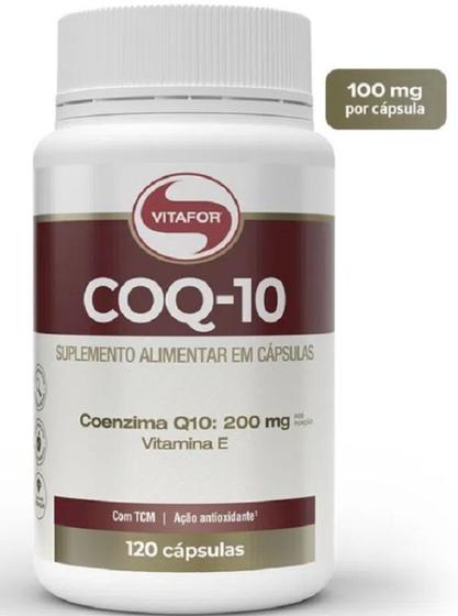 Imagem de Coenzima COQ-10 de 500 mg (de 200 mg p/ Porção) com 120 cápsulas-Vitafor